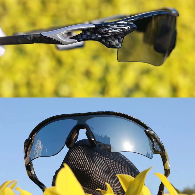 Oakley Radar Running Windproof Anti-Slip Sunglasses for Men and Women 9206 Radar Lock path A 圖 9