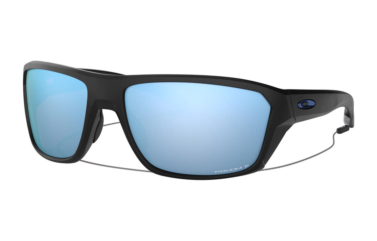 Oakley Rectangular Sunglasses Black for Men with Logo Temple Design OO941694160664