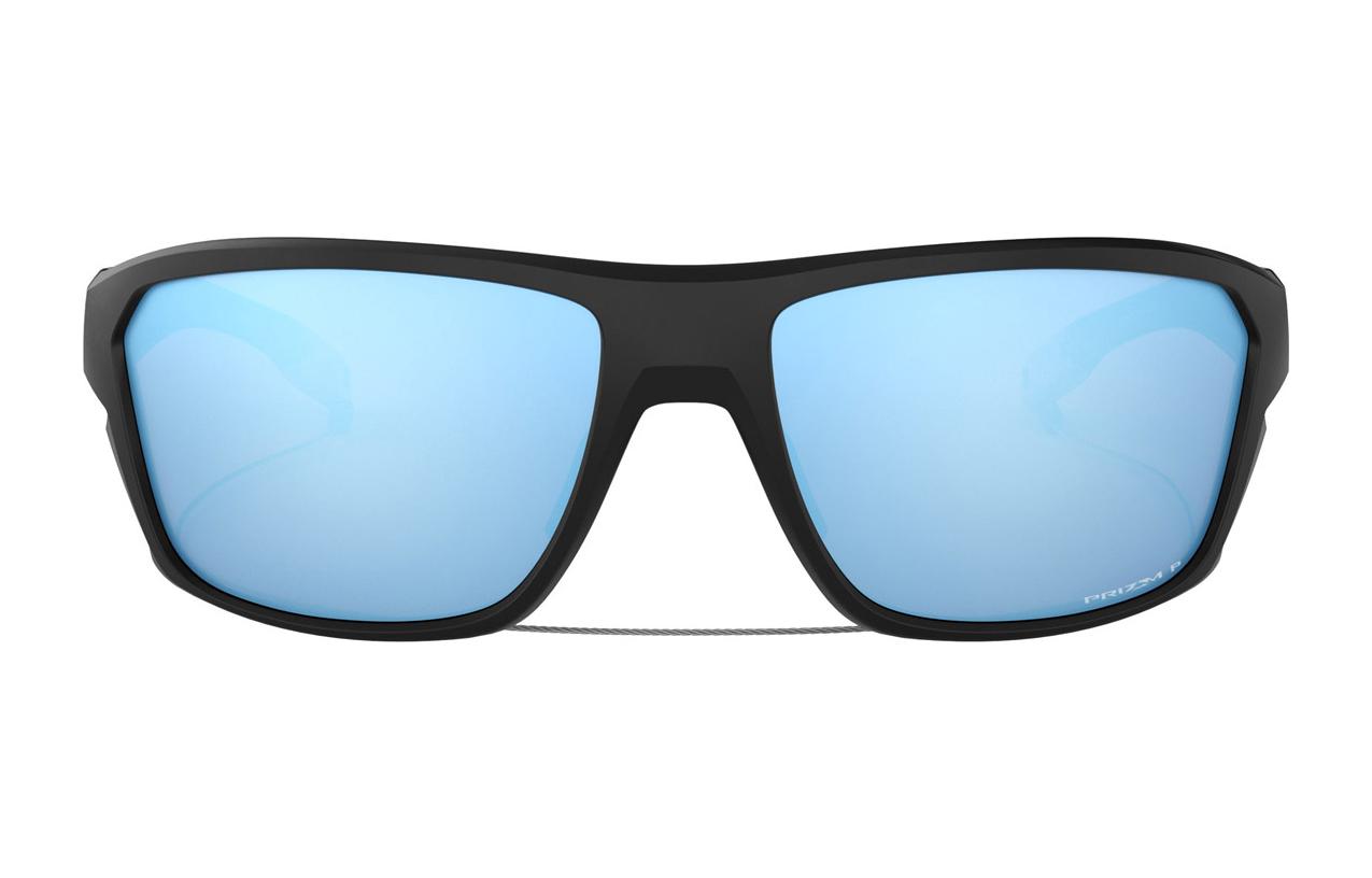 Lookbook Gafas de sol rectangulares negras Oakley para hombre con diseño de logo en patilla. OO941694160664