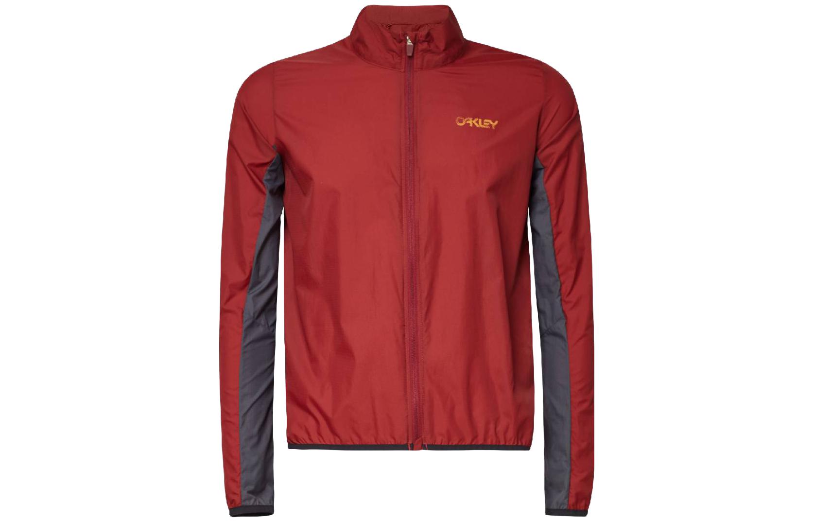 Oakley Red Zipper Letter Casual Jacket FOA403115-80U