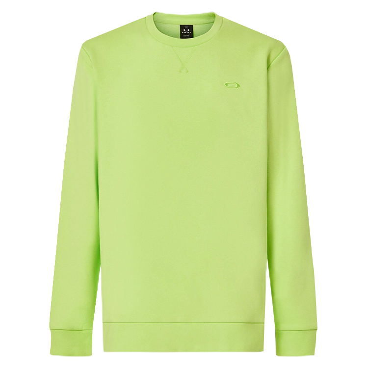 Oakley Relax Crew Sweatshirt Light Green Logo Long Sleeve Pullover FOA404846-754