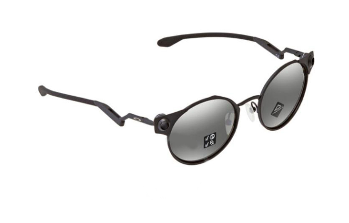 Order Gafas de sol redondas Oakley para hombre - Diseño geométrico, negras OO6046