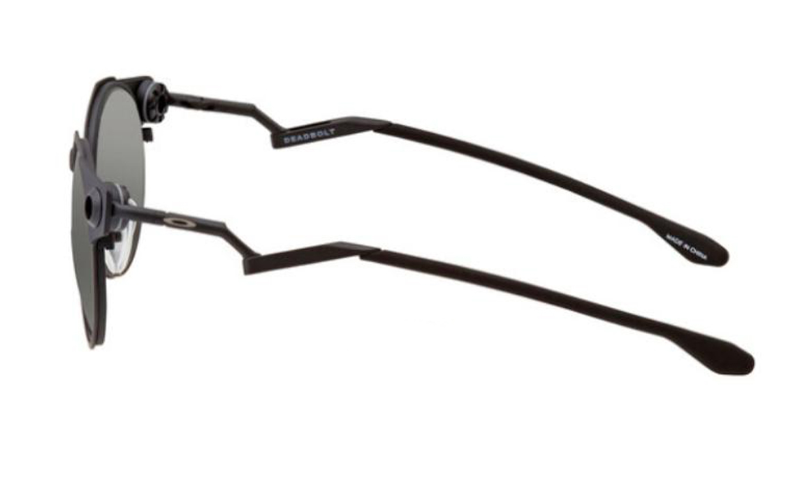 Shop Gafas de sol redondas Oakley para hombre - Diseño geométrico, negras OO6046