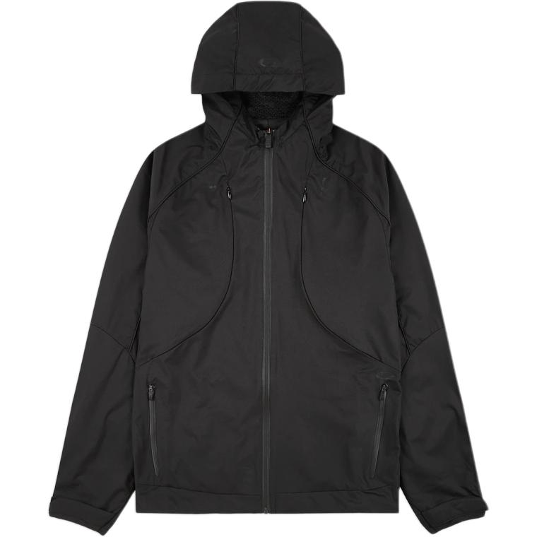 Oakley Solid Color Zip-Up Hoodie Jacket Black FOA405279-02E