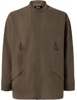 Oakley Solid Color Zip Jacket Brown Long Sleeve Outerwear FOA406367-83C Oakley Solid Color Zip Jacket Brown Long Sleeve Outerwear FOA406367-83C