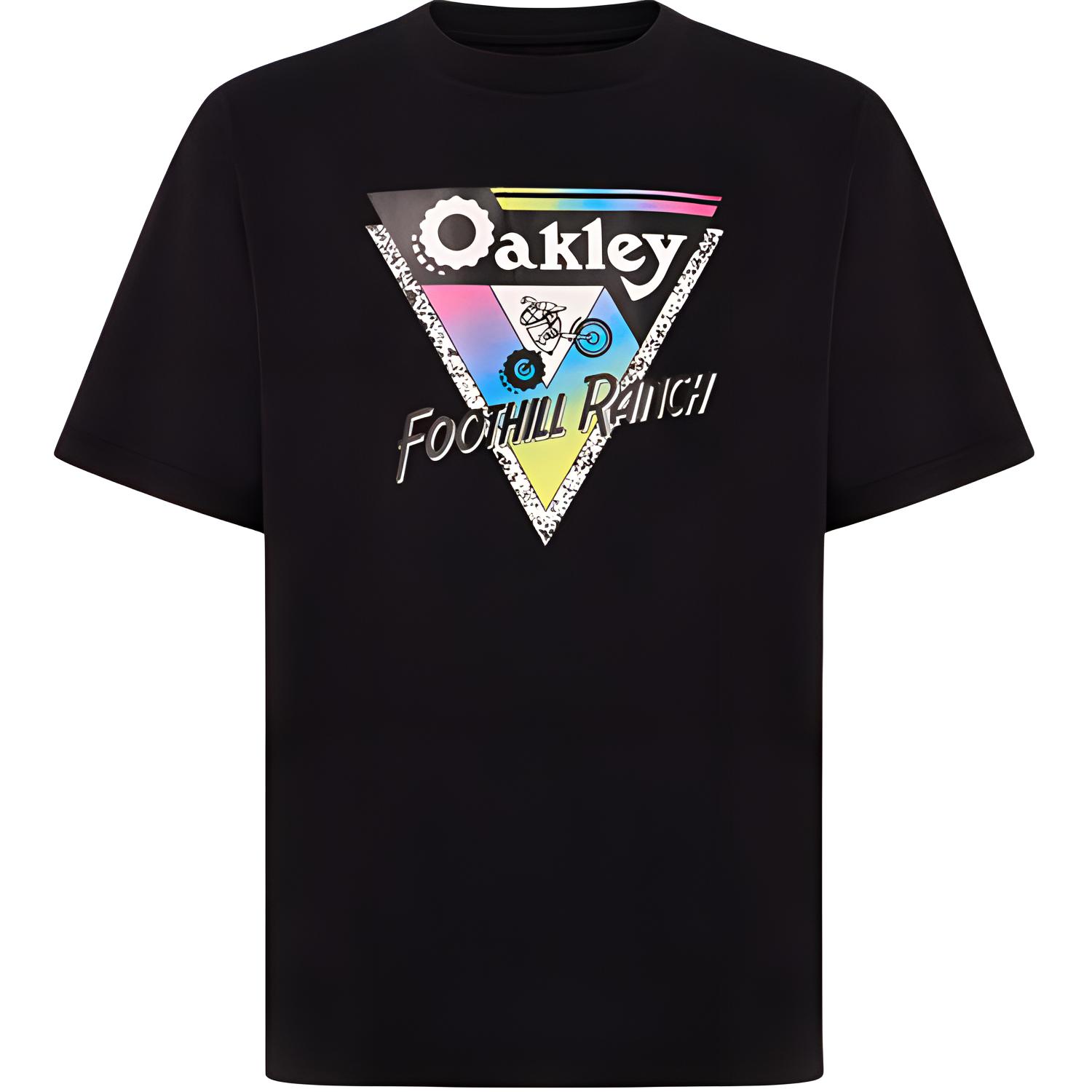 Oakley SS24 Logo Print Crewneck Black Unisex T-Shirt FOA406340-02E