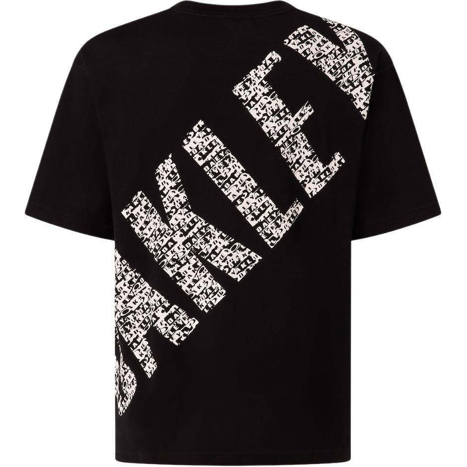 Oakley SS24 Logo Print Crewneck Short Sleeve Tee  Black FOA406346-02E