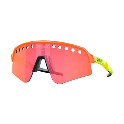 Oakley Trendy Unisex Irregular Frame Orange Red Sunglasses for Couples. 0OO9465-08