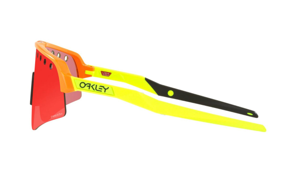 Shop Cermin Mata Oval Oakley Unisex Trendy Kerangka Jingga Merah untuk Pasangan. 0OO9465-08