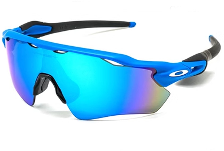 oakley-unisex-sunglasses-black-blue-irregular-shape-with-tr-material-decor-9208-f1