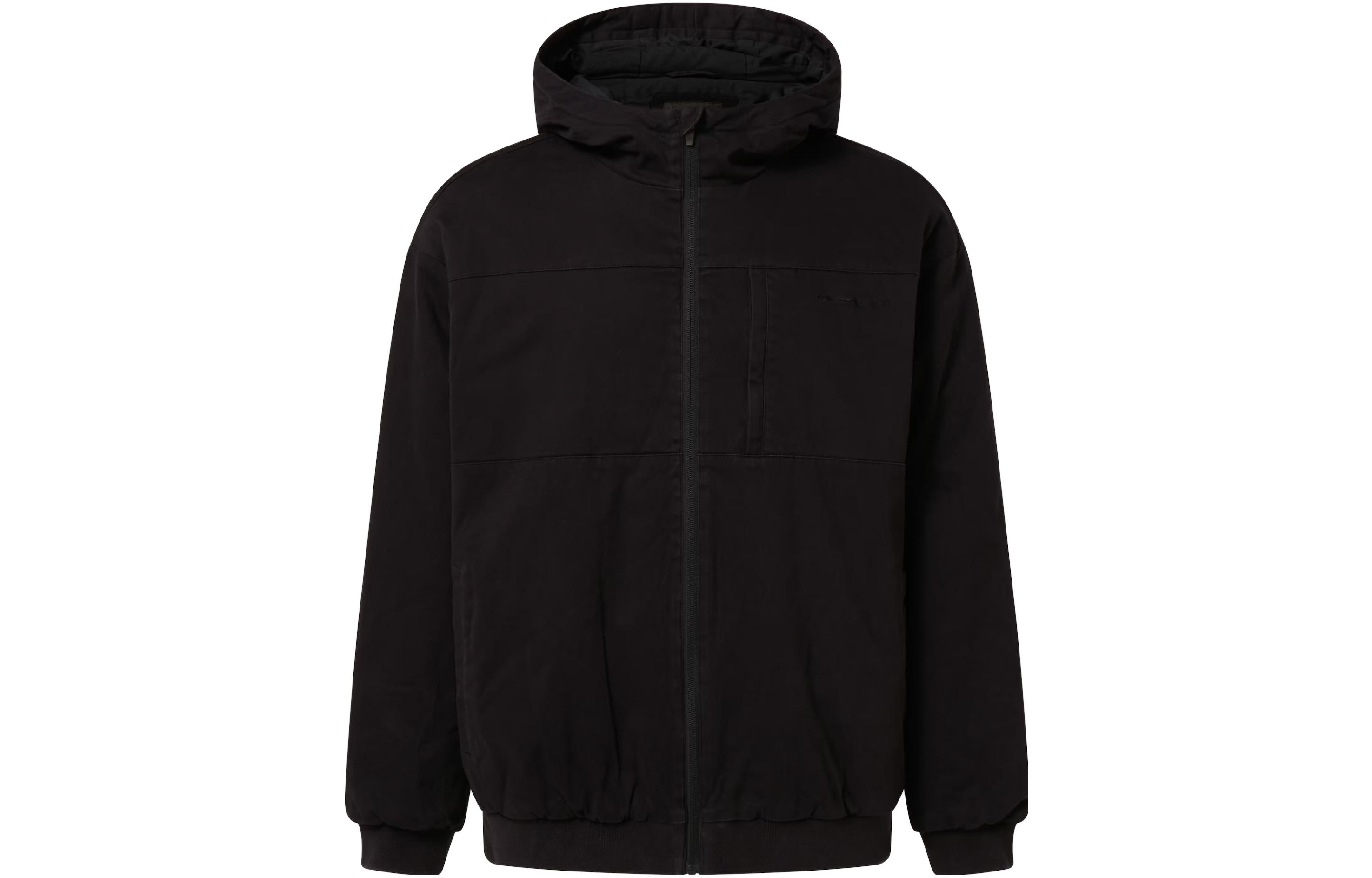 Oakley Zipper Hoodie Jacket in Solid Black FOA404842-02E