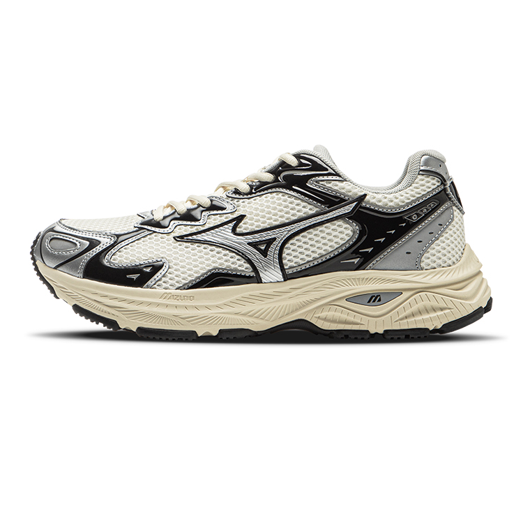 Oarism x Mizuno Racer S Collab Non-Slip Breathable Running Shoes Beige Black D1GH243601