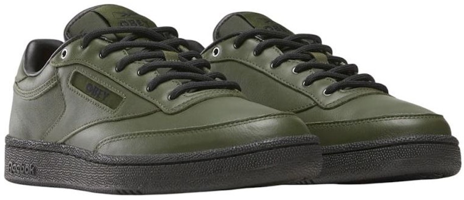 OBEY x Reebok Club C 85 'Green' 100220303 Order OBEY x Reebok Club C 85 'Green' 100220303