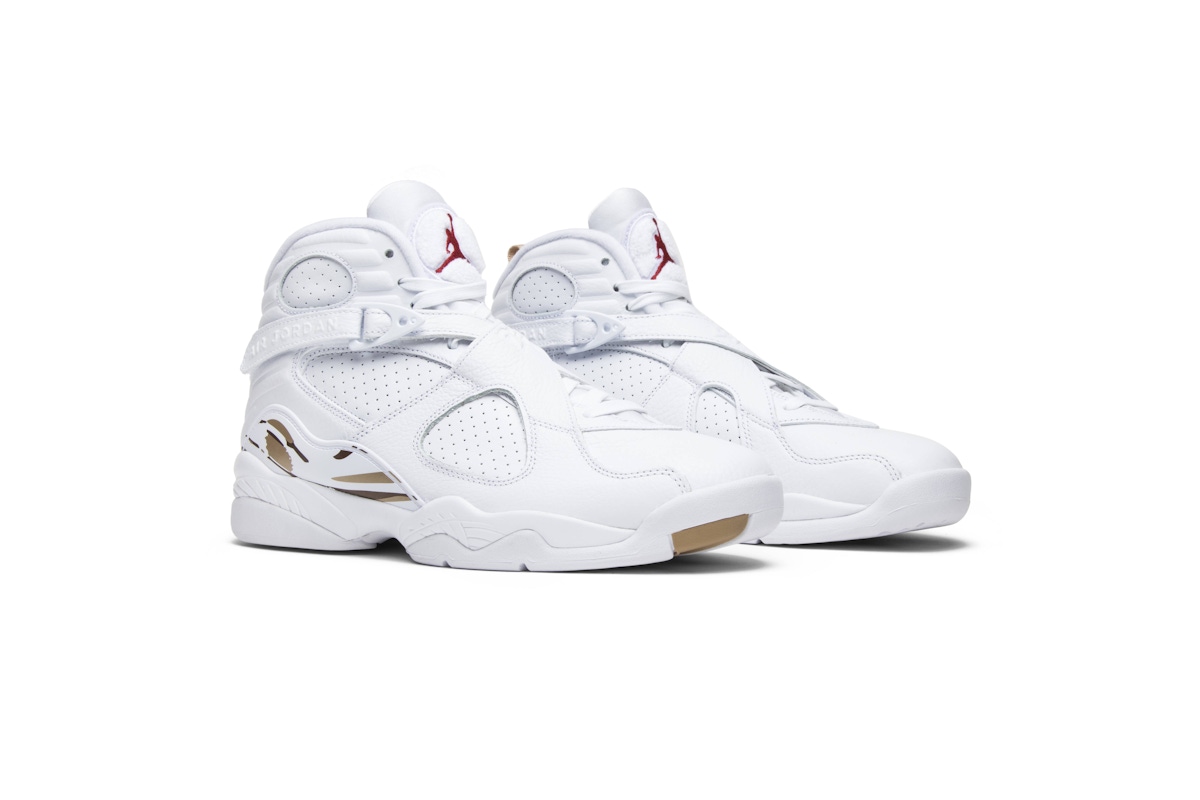 October's Very Own x Air Jordan 8 Retro 'White' AA1239-135