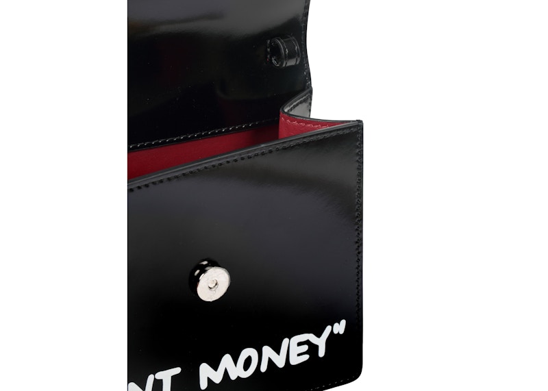 OFF-WHITE 0.7 Jitney Bag "RENT MONEY" Black/White 圖 3