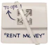 Buy Tas OFF-WHITE 0.7 Jitney Quote "RENT MONEY" Putih