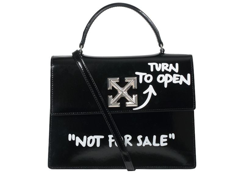 OFF-WHITE 1.0 Jitney Bag "NOT FOR SALE" Black/White