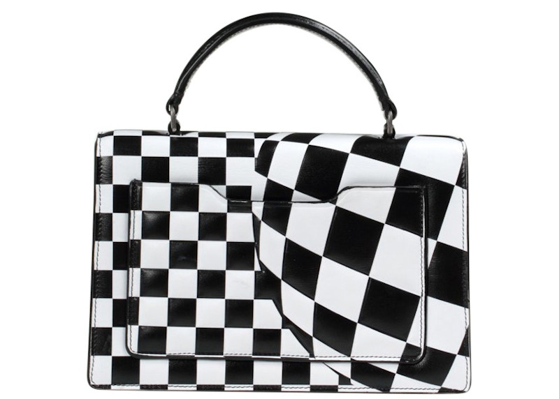 OFF-WHITE 1.4 Jitney Bag Checked Black White 圖 2