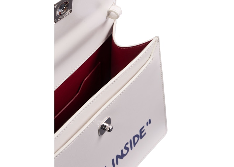 OFF-WHITE 1.4 Jitney Quote Bag "SALARY INSIDE" Off White/Violet 圖 3