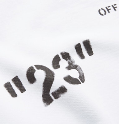 Off-White 23' Logo Print Sweatshirt White/Black Order Off-White 23' Logo Print Sweatshirt White/Black