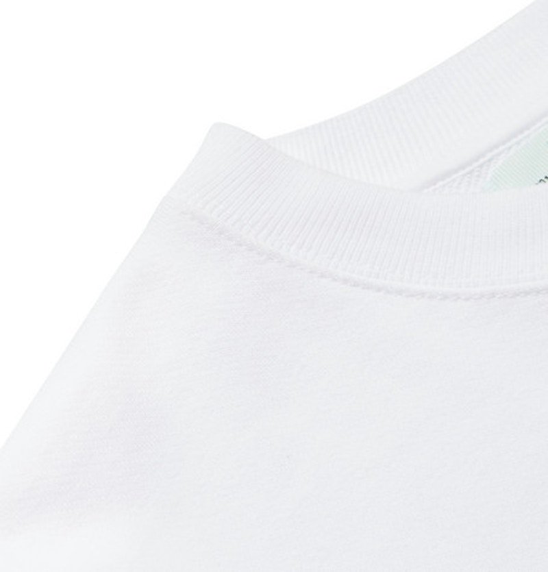 Lookbook Off-White 23' Logo Print Sweatshirt White/Black