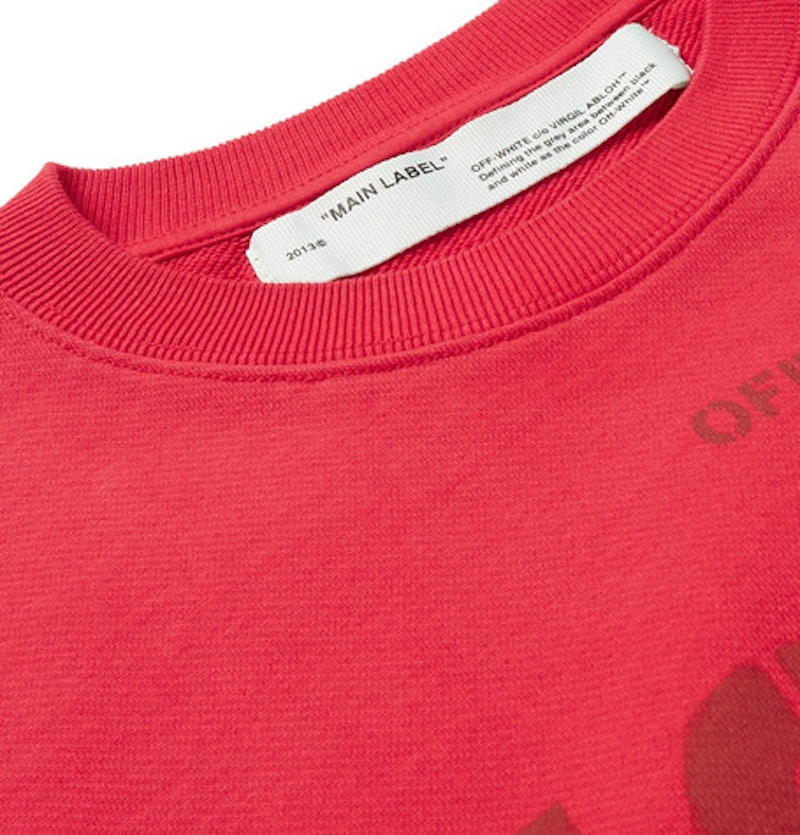 Off-White 23' Print Sweatshirt Tonal Red 圖 2