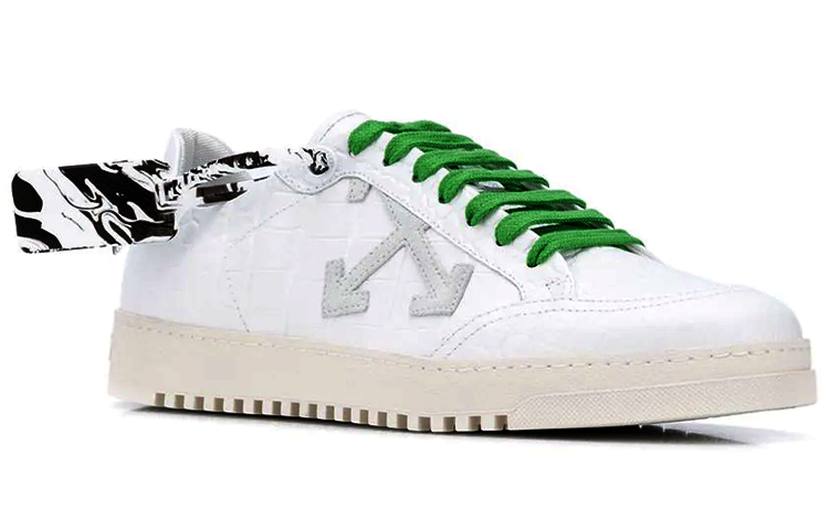Order Off-White 2.0 'Corak Buaya - Putih Hijau' OMIA042E20LEA0020100