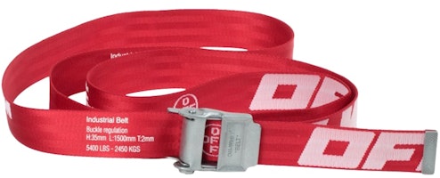Off-White 2.0 Industrial Belt Red/White Off-White 2.0 Industrial Belt Red/White