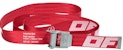 Off-White 2.0 Industrial Belt Red/White