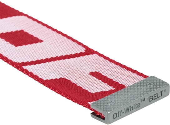 Off-White 2.0 Industrial Belt Red/White Lookbook Off-White 2.0 Industrial Belt Red/White