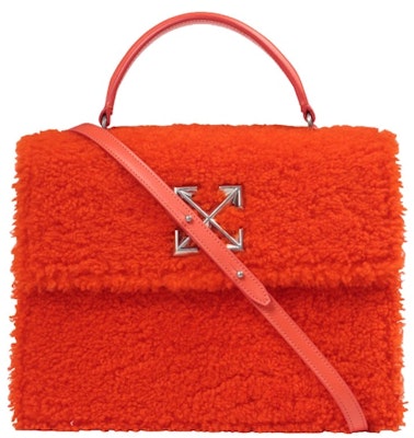 OFF-WHITE 2.8 Jitney Bag Furry Orange Buy OFF-WHITE 2.8 Jitney Bag Furry Orange