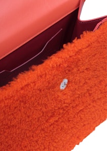 Bolso OFF-WHITE 2.8 Jitney Peluche Naranja Lookbook Bolso OFF-WHITE 2.8 Jitney Peluche Naranja