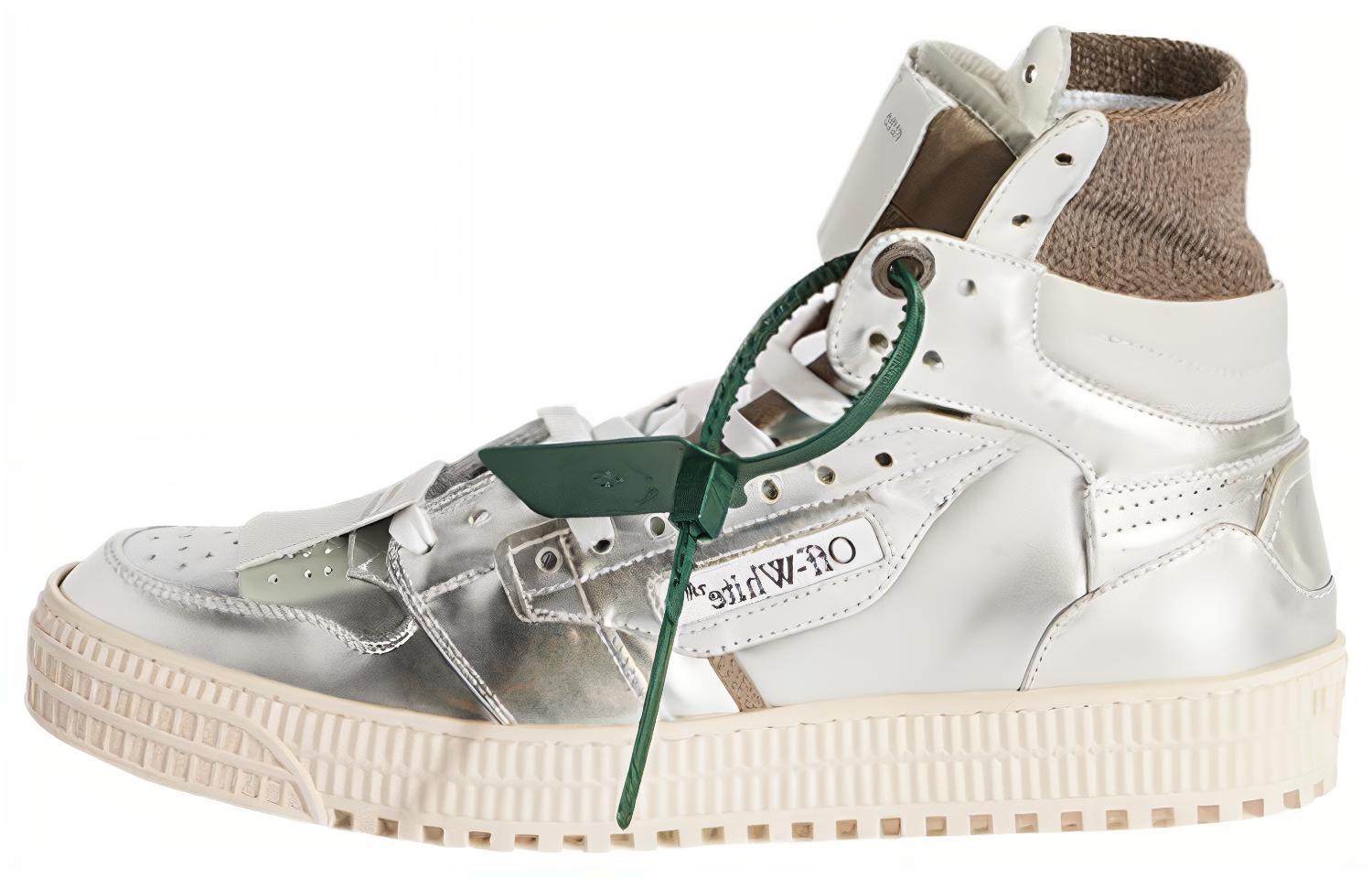 Off-White 3.0 Off-Court High 'Silver Brown Green' OMIA065F23LEA0047272