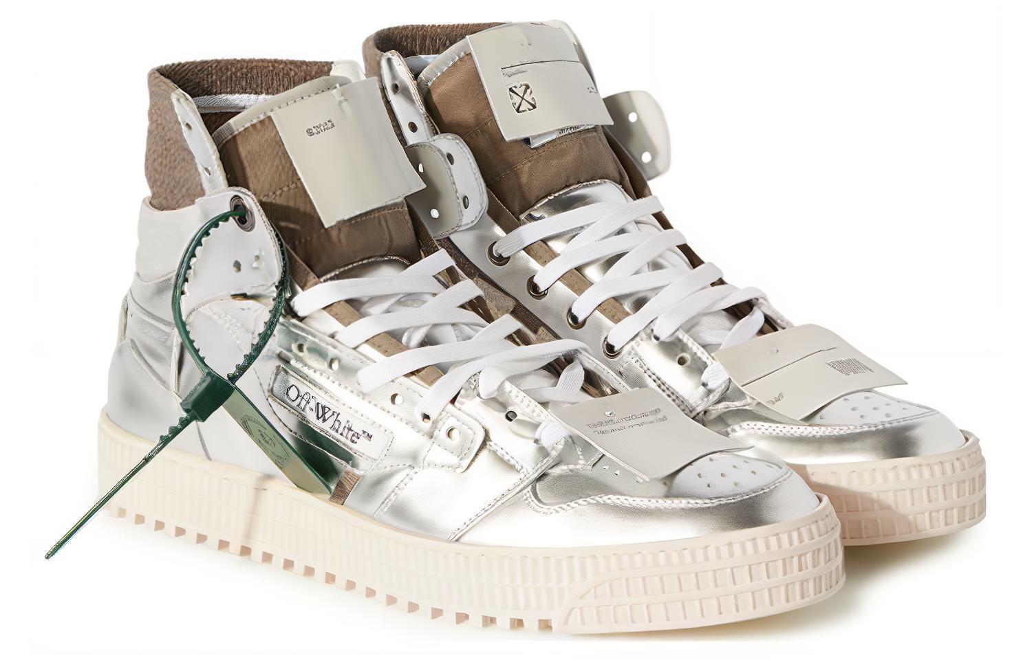 Lookbook Off-White 3.0 Off-Court High 'Perak Coklat Hijau' OMIA065F23LEA0047272