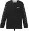 Buy Off-White Kaos Lengan Panjang Marker 3D Hitam/Putih