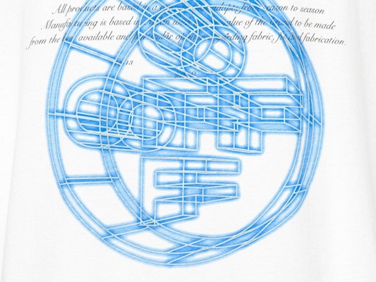 Off-White 3D Off Camiseta Manga Larga Blanca/Azul Order Off-White 3D Off Camiseta Manga Larga Blanca/Azul