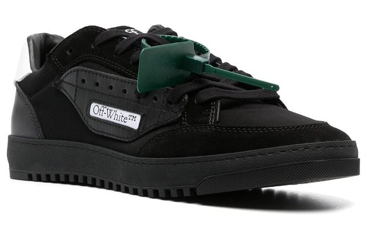Off-White 5.0 Low-Top Sneakers 'Black White' 圖 2