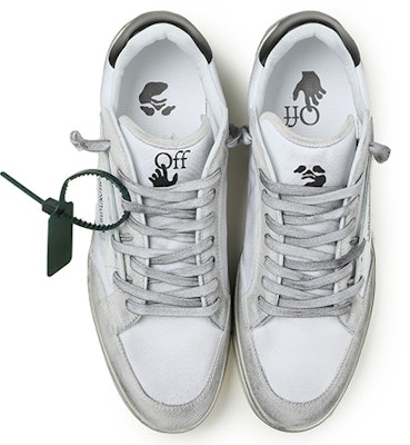 Off-White 5.0 Low 'Distressed White' OMIA227S22FAB0020110/OMIA227C99FAB0010101 Lookbook Off-White 5.0 Low 'Distressed White' OMIA227S22FAB0020110/OMIA227C99FAB0010101