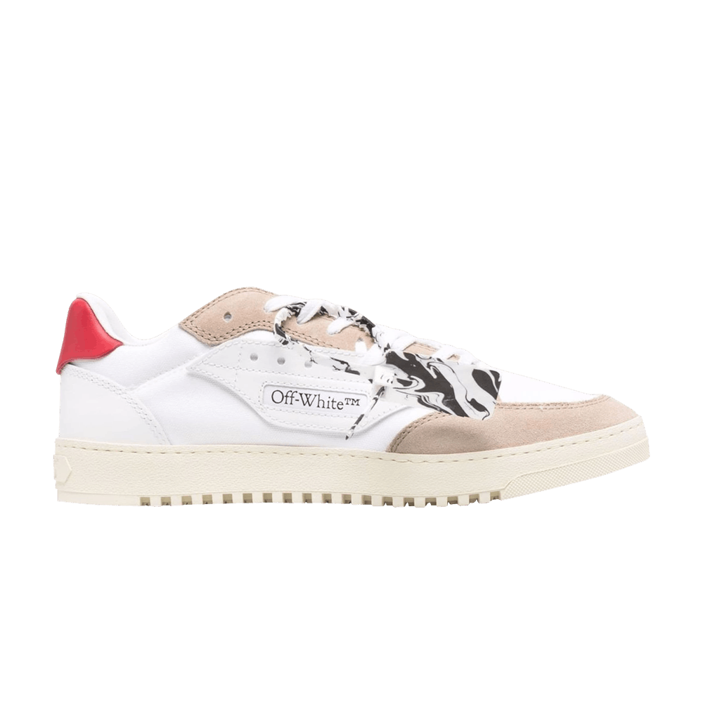 Off-White 5.0 Low 'White Beige Red'