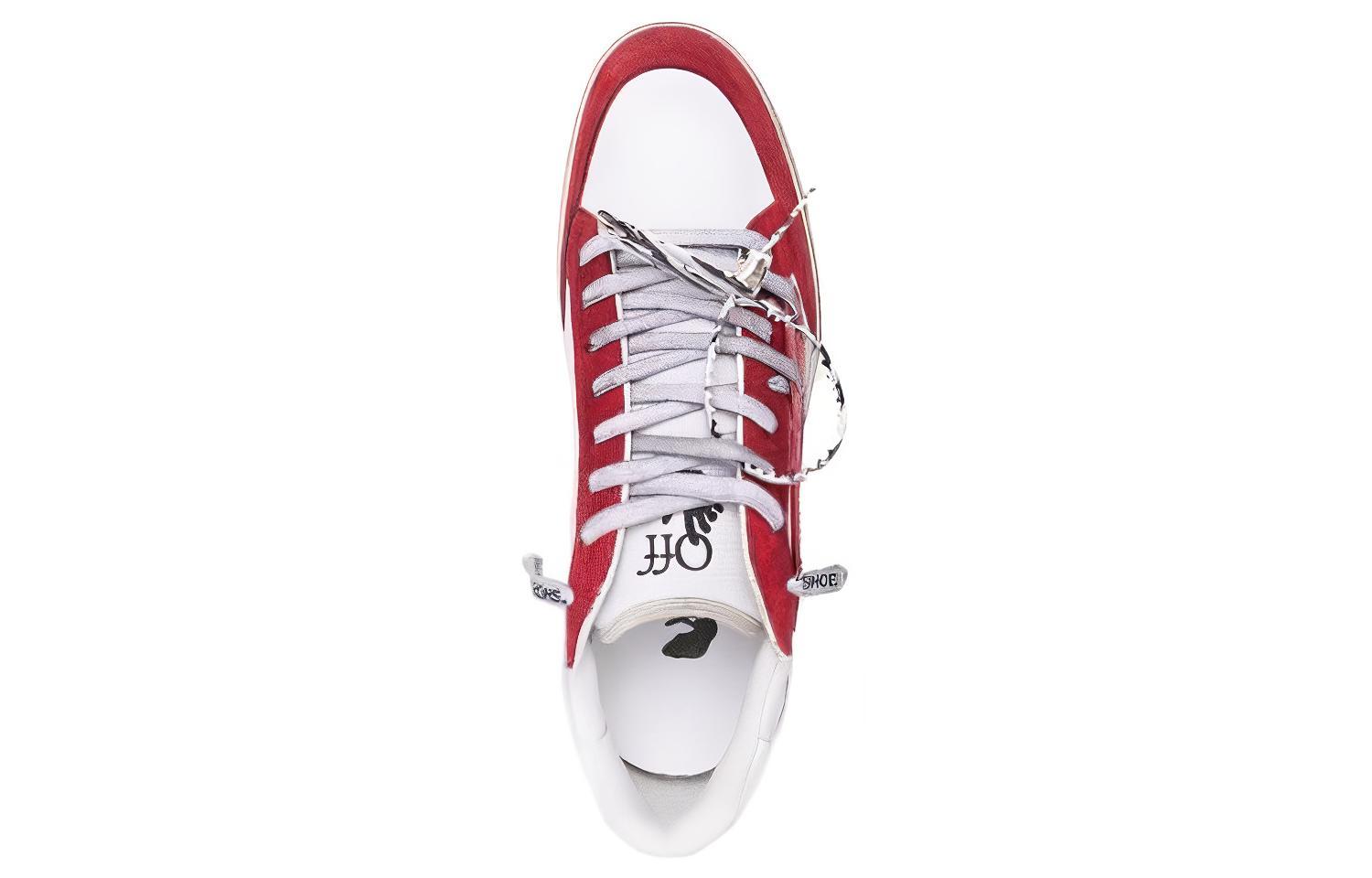 Off-White 5.0 Low 'White Red' 圖 5