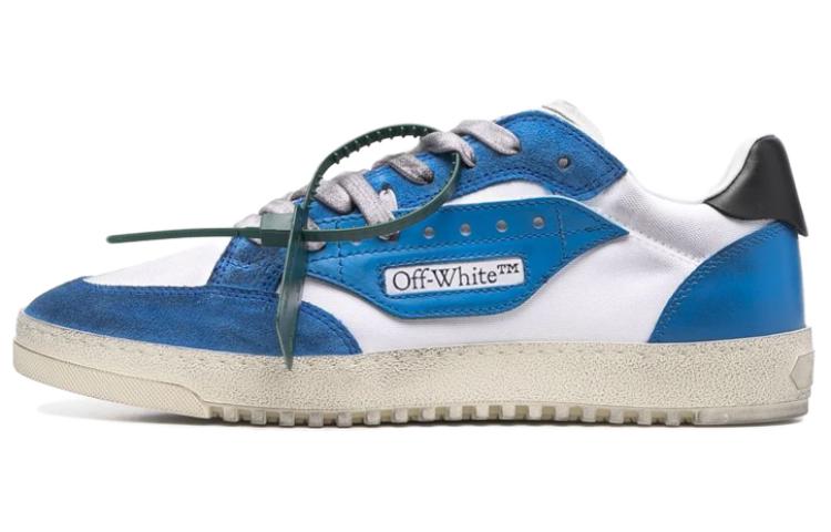 Off-White 5.0 Panelled Low-Top Sneakers 'Blue White'