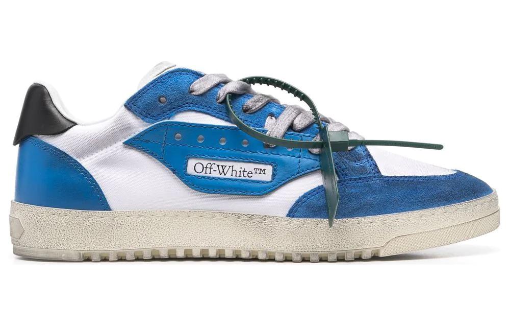 Off-White 5.0 Panelled Low-Top Sneakers 'Blue White' 圖 2