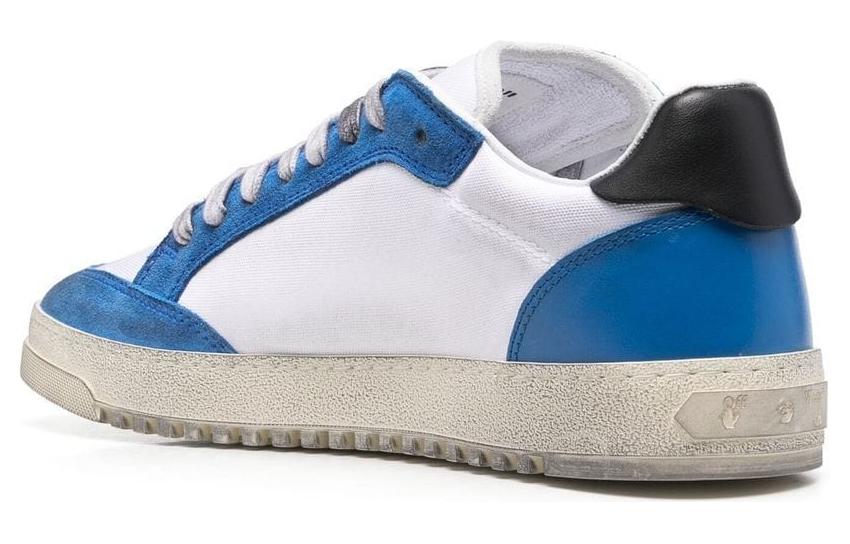 Off-White 5.0 Panelled Low-Top Sneakers 'Blue White' 圖 4