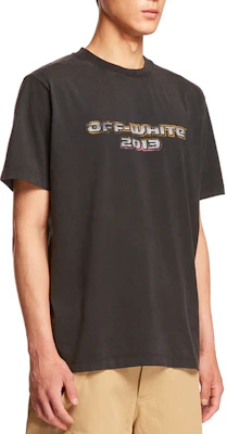 OFF-WHITE 黑色圆领字母数字印花T恤 OMAA027F23JER0061084 Purchase OFF-WHITE 黑色圆领字母数字印花T恤 OMAA027F23JER0061084