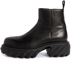 Off-White 'Black Leather Chunky Boots' OMID029F23LEA0011010 Off-White 'Black Leather Chunky Boots' OMID029F23LEA0011010