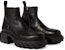 Off-White 'Boot Hitam Kulit Tebal' OMID029F23LEA0011010