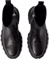 Shop Off-White 'Botas Chunky de Cuero Negro' OMID029F23LEA0011010