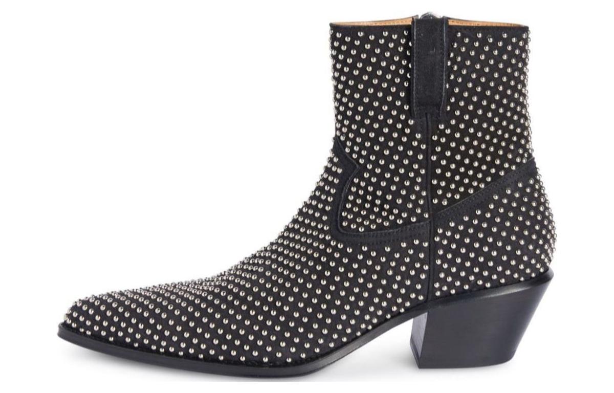 Off-White 'Black Leather Pointed-Toe CMFT Boot'