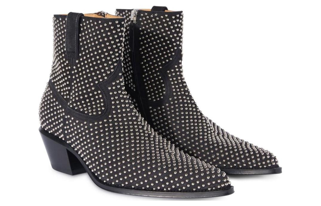 Off-White 'Black Leather Pointed-Toe CMFT Boot' 圖 2