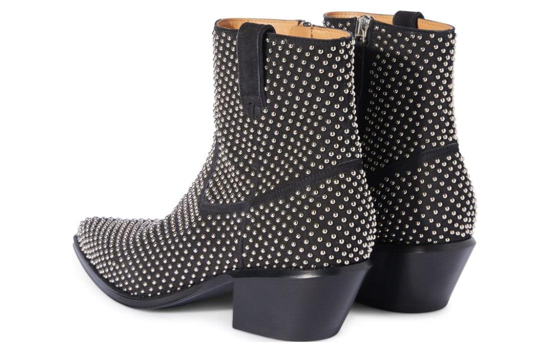 Off-White 'Black Leather Pointed-Toe CMFT Boot' 圖 3